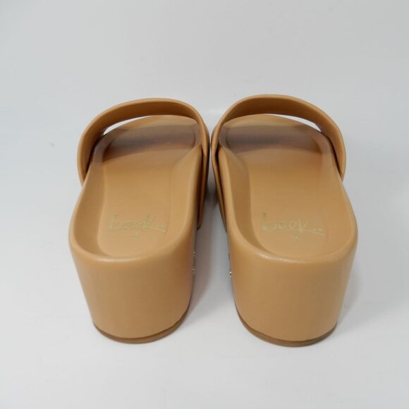 Beek Albatross Platform Flatform Slide Sandal Size 8 Nude Beige Leather NEW $310 - Picture 6 of 15